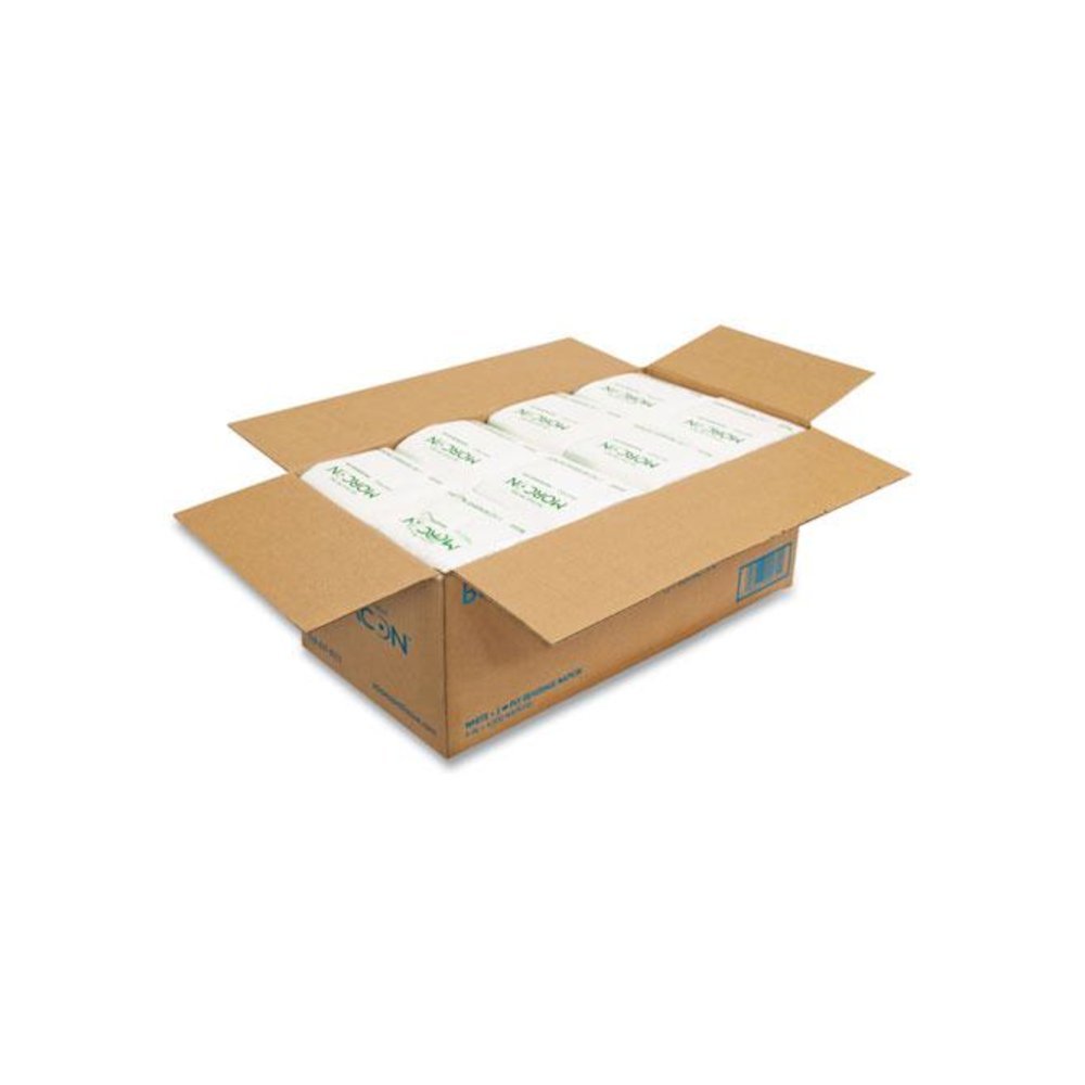 Morsoft Beverage Napkins, 1-Ply, 9 x 9, White, 500/Pack, 8 Packs/Carton. Picture 4