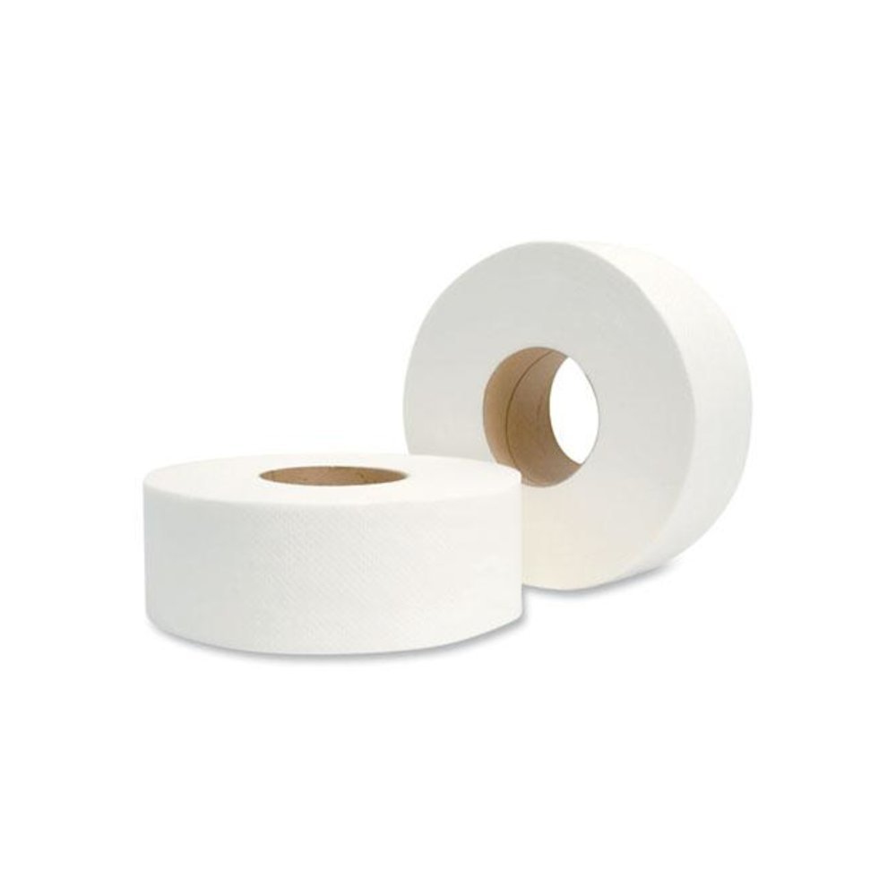 Jumbo Bath Tissue, Septic Safe, 2-Ply, 3.3" x 500 ft, White, 12 Rolls/Carton. Picture 3
