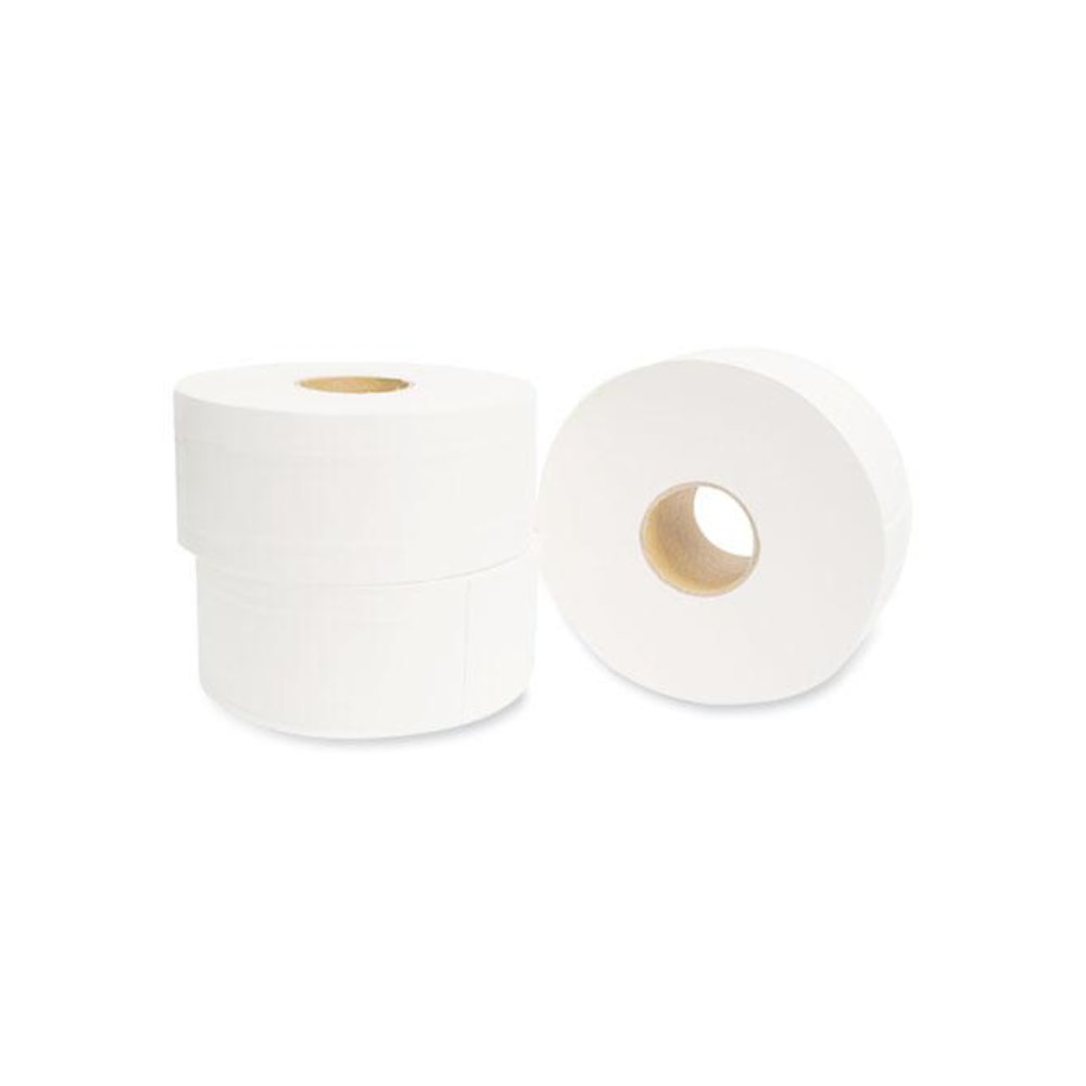 Valay Mini Jumbo Bath Tissue, Septic Safe, 2-Ply, 3.25" x 750 ft, White, 12 Rolls/Carton. Picture 2
