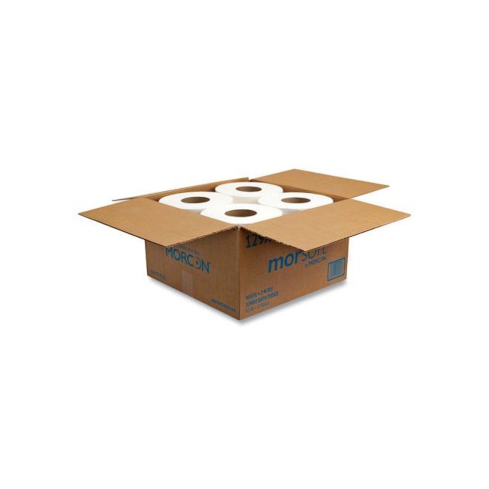 Jumbo Bath Tissue, Septic Safe, 2-Ply, 3.3" x 500 ft, White, 12 Rolls/Carton. Picture 5