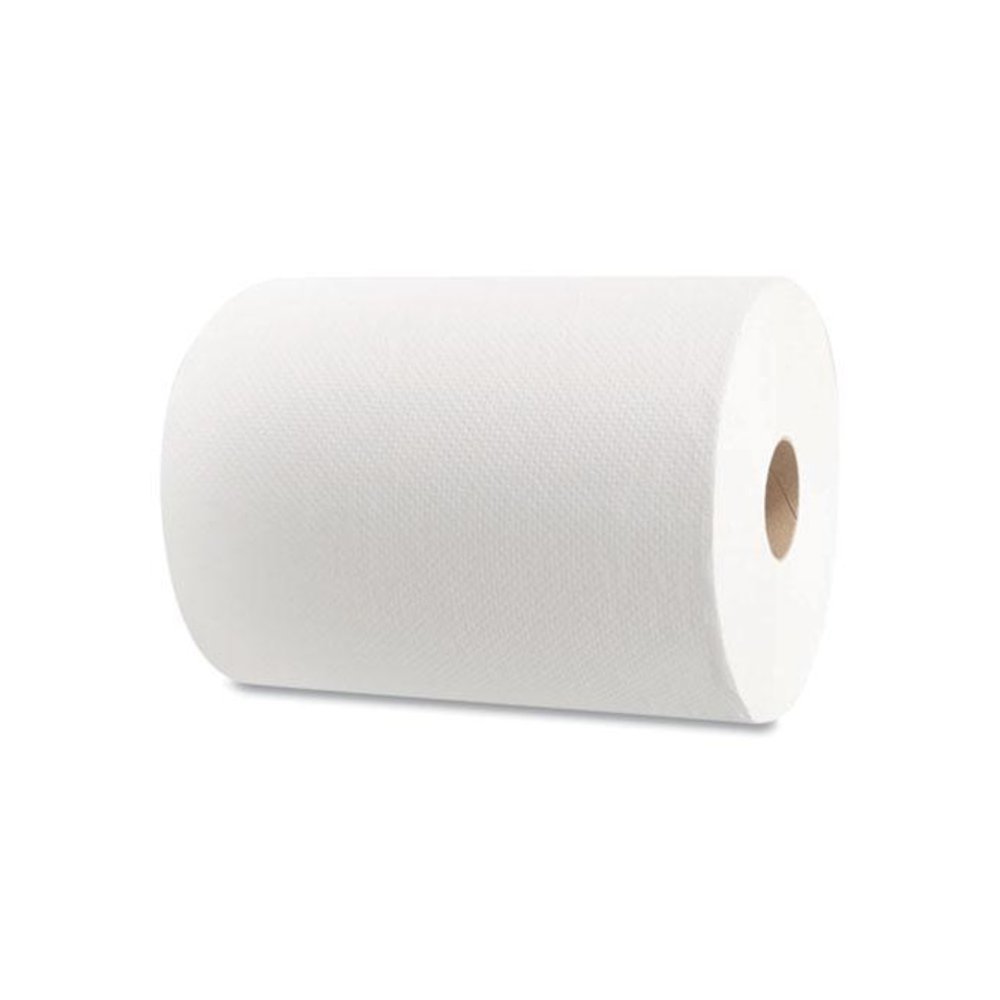 10 Inch Roll Towels, 1-Ply, 10" x 800 ft, White, 6 Rolls/Carton. Picture 5