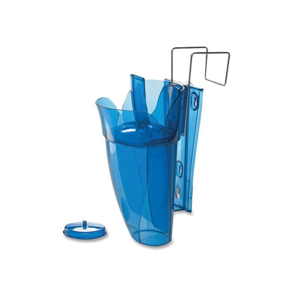 Saf-T-Scoop and Guardian System for Ice Machines, 64 oz to 86 oz Ice Scoop, Transparent Blue. Picture 2