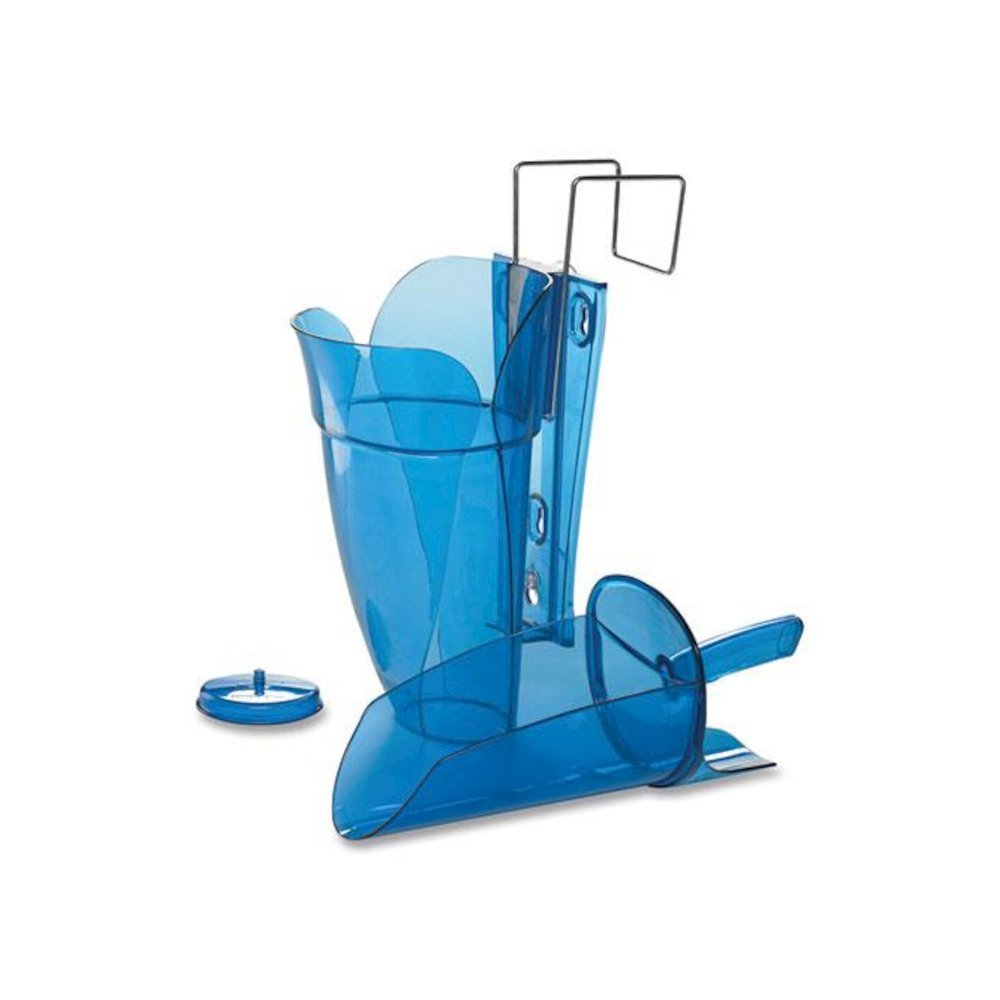 Saf-T-Scoop and Guardian System for Ice Machines, 64 oz to 86 oz Ice Scoop, Transparent Blue. Picture 5