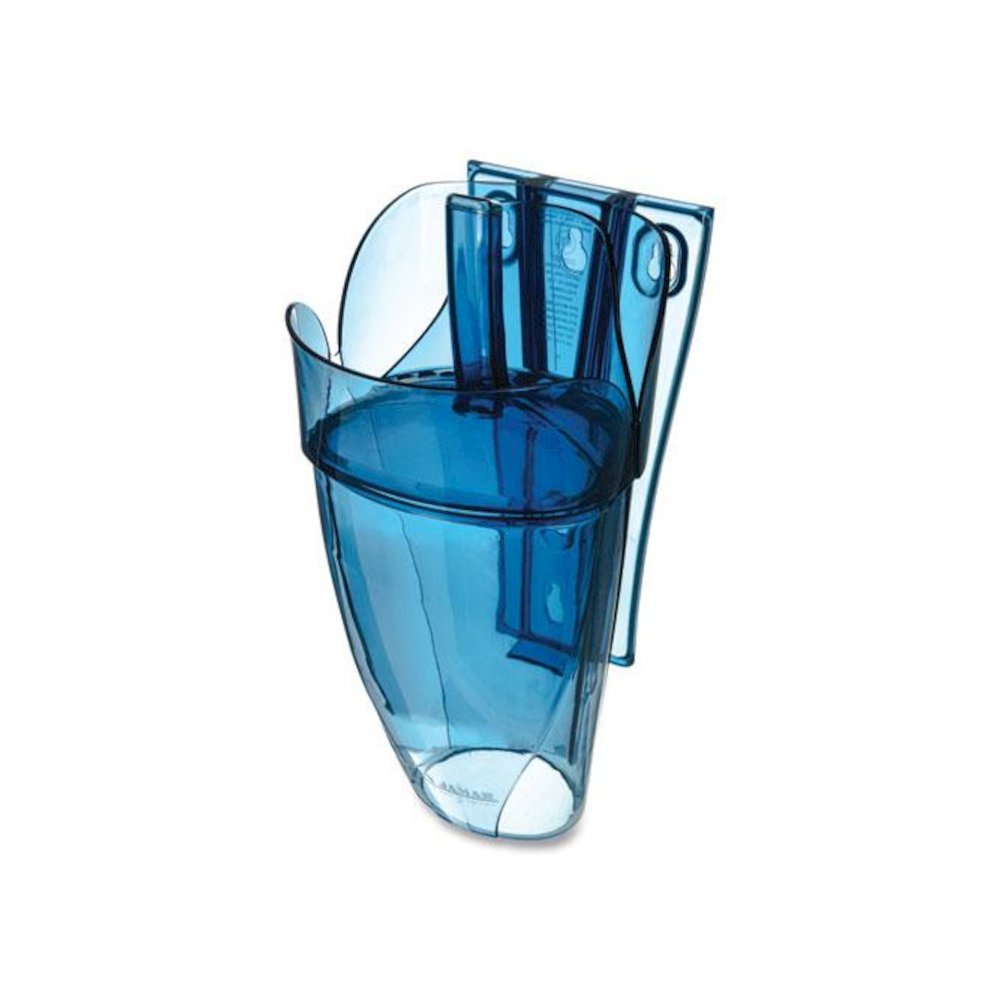 Saf-T-Scoop and Guardian System for Ice Machines, 64 oz to 86 oz Ice Scoop, Transparent Blue. Picture 6