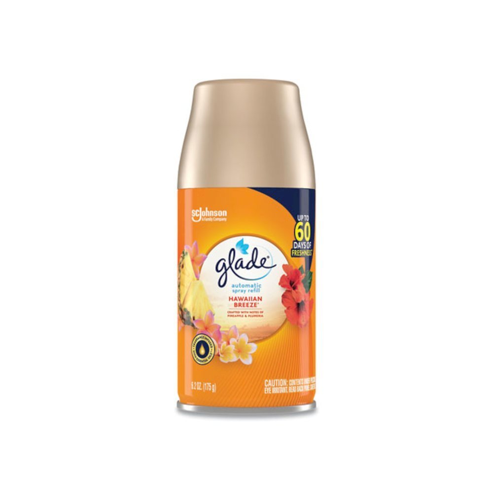 Automatic Air Freshener, Hawaiian Breeze, 6.2 oz Spray Can, 6/Carton. Picture 1