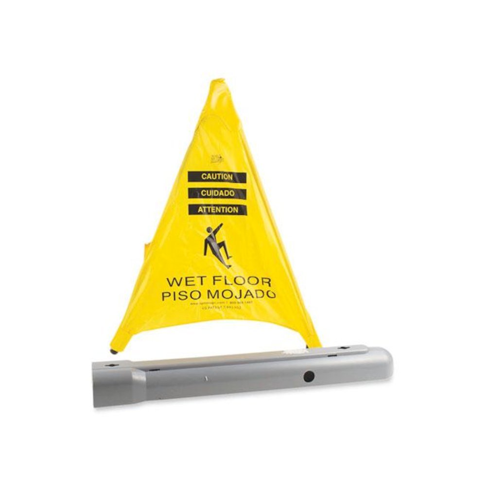 Pop Up Safety Cone, 3 x 2.5 x 30, Yellow. Picture 3