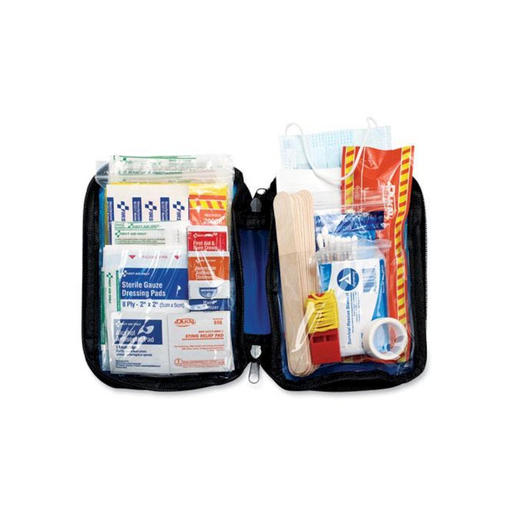 Soft-Sided First Aid and Emergency Kit, 104 Pieces, Soft Fabric Case. Picture 3
