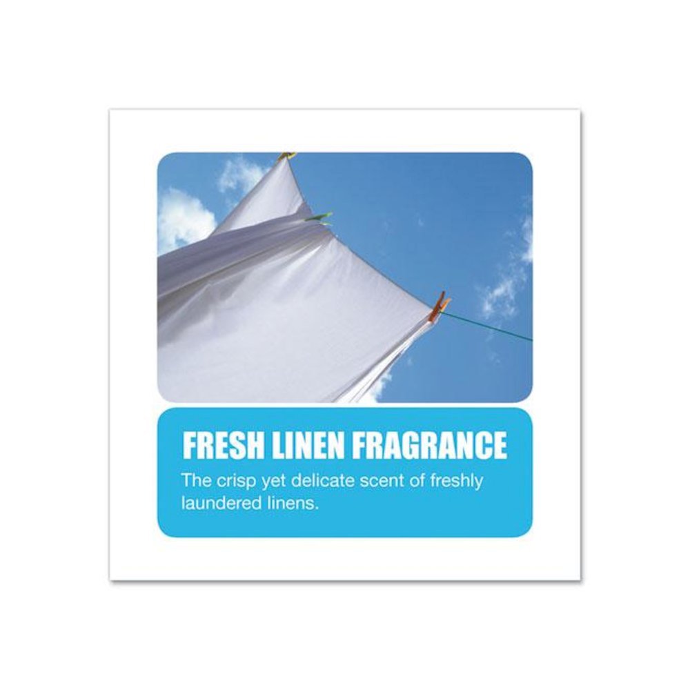Metered Concentrated Room Deodorant, Fresh Linen, 7 oz Aerosol Spray, 12/Box. Picture 4