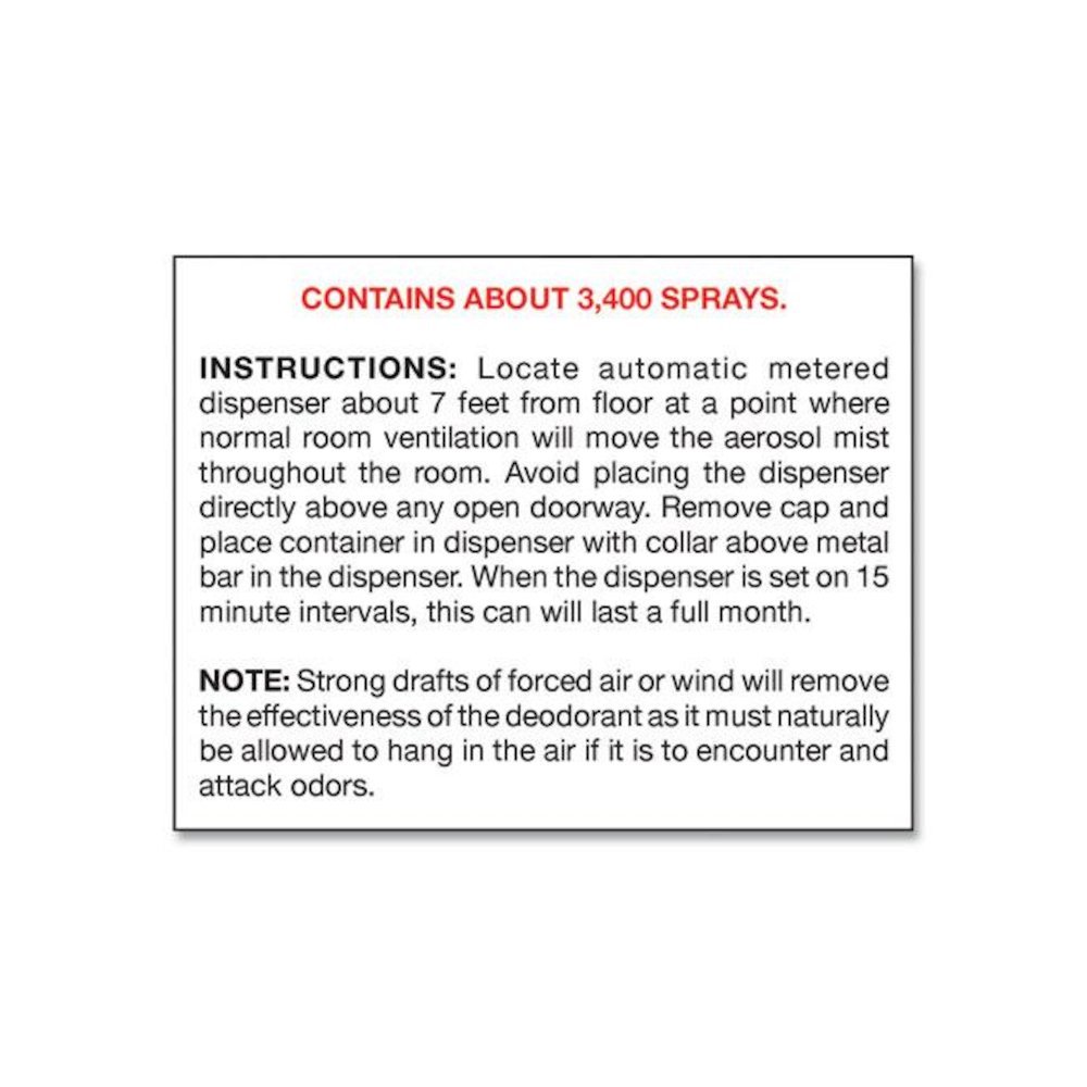 Metered Concentrated Room Deodorant, Mountain Air, 7 oz Aerosol Spray, 12/Carton. Picture 2