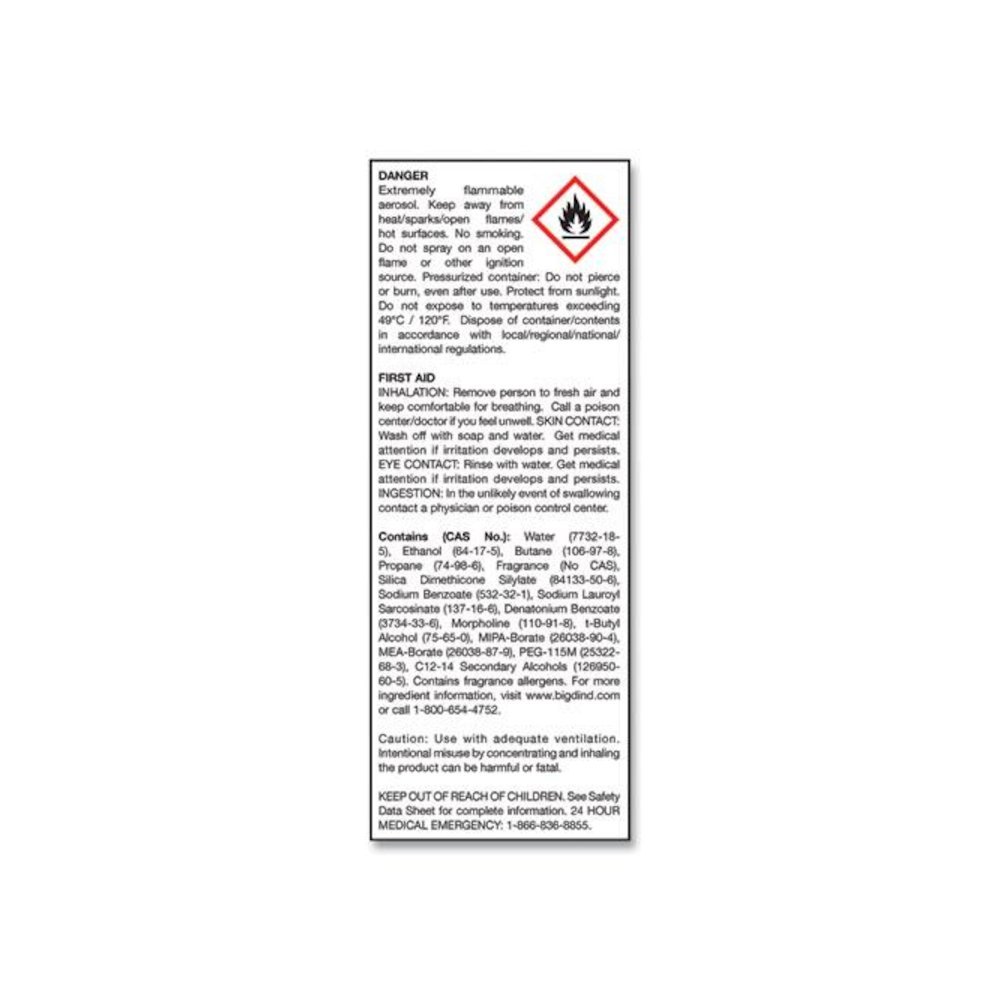 No-Vacuum Carpet Freshener, Fresh Scent, 14 oz Aerosol Spray, 12/Carton. Picture 4