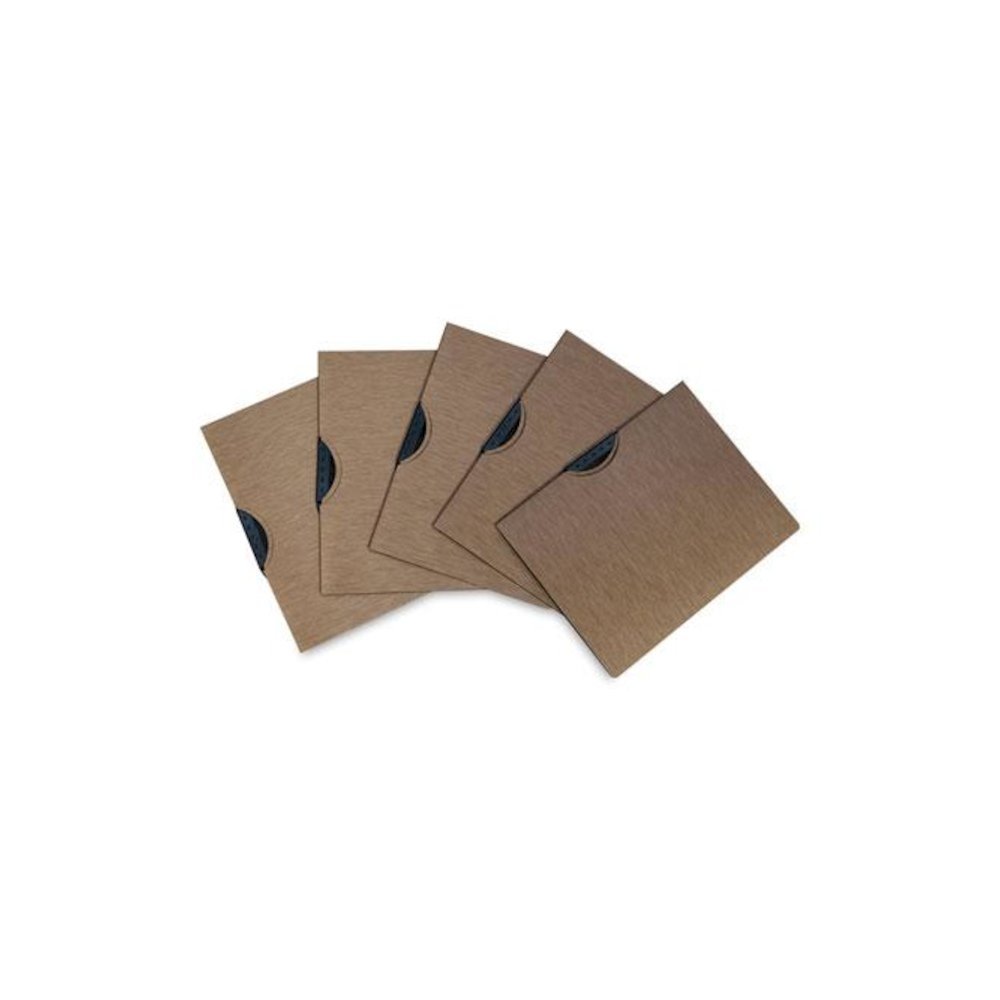 Modern Metallic Executive Style Report Cover, Swing Clip,  8.5 x 11, Bronze/Bronze, 5/Pack. Picture 3
