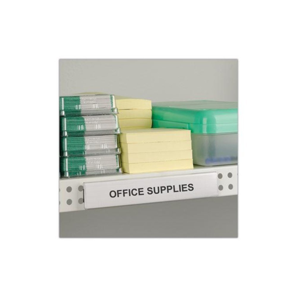 Clear Magnetic Label Holders, Side Load, 6 x 1, 10/Pack. Picture 4