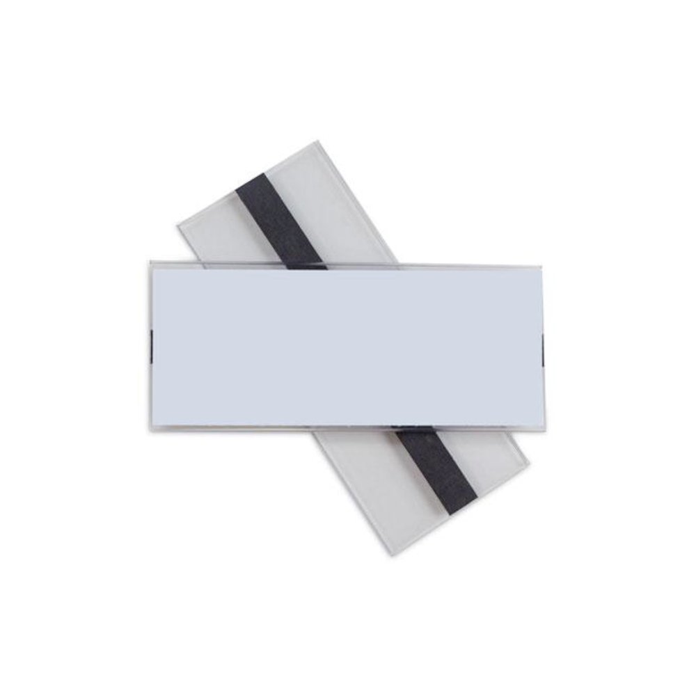 Clear Magnetic Label Holders, Side Load, 6 x 2.5, 10/Pack. Picture 2