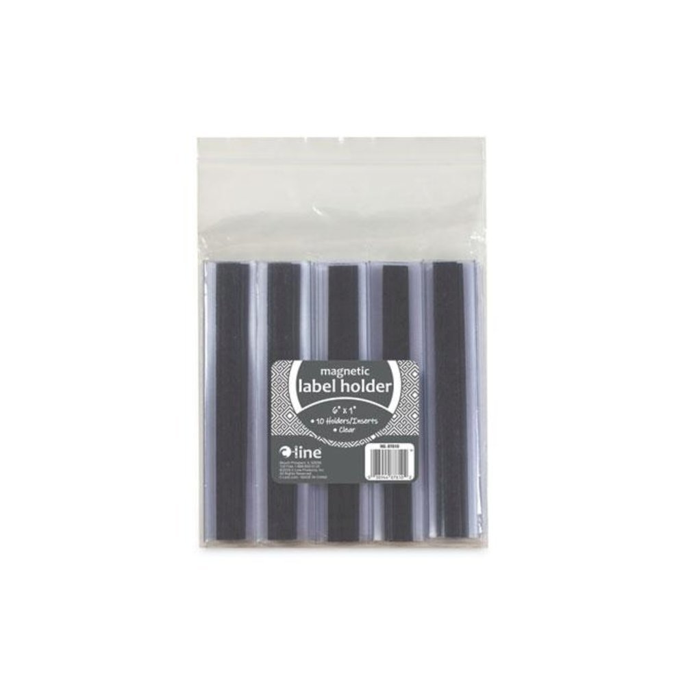 Clear Magnetic Label Holders, Side Load, 6 x 1, 10/Pack. Picture 5