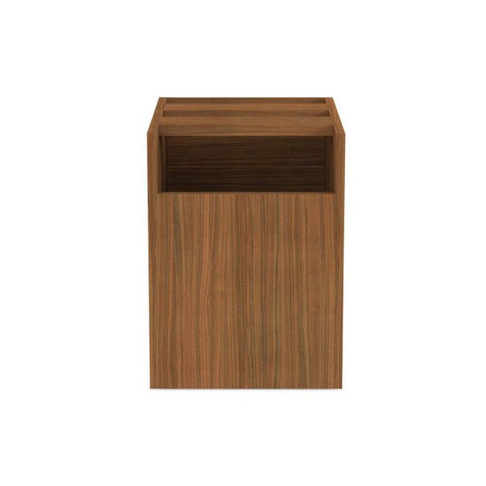 Alera Valencia Series Hanging Pedestal File, Left/Right, 2-Drawer: Box/File, Legal/Letter, Modern Walnut,15.63 x 20.5 x 19.25. Picture 4