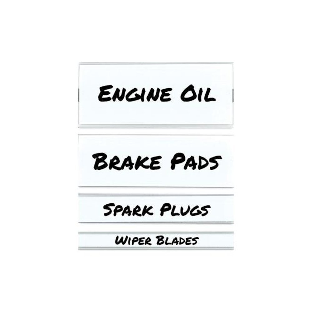 Clear Magnetic Label Holders, Side Load, 6 x 2.5, 10/Pack. Picture 6