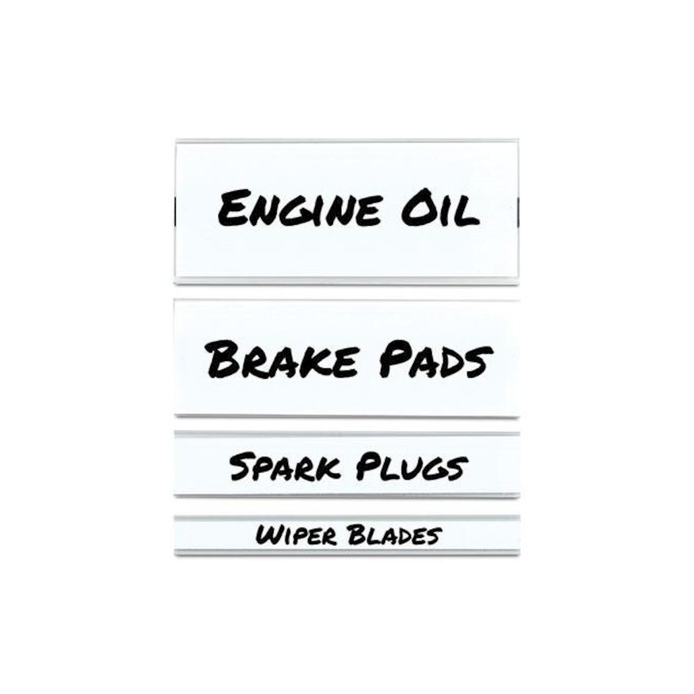 Clear Magnetic Label Holders, Side Load, 6 x 1, 10/Pack. Picture 8