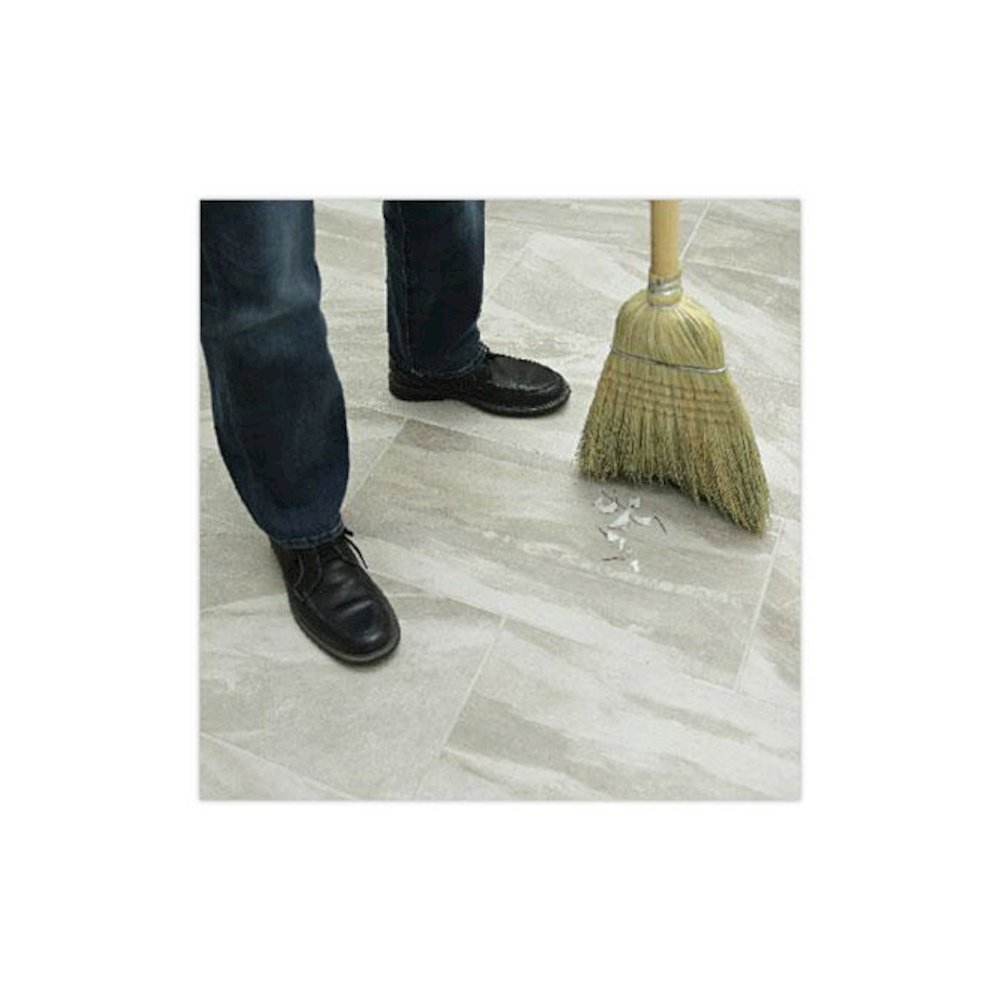 100% Corn Brooms, 60" Overall Length, Natural, 6/Carton. Picture 5