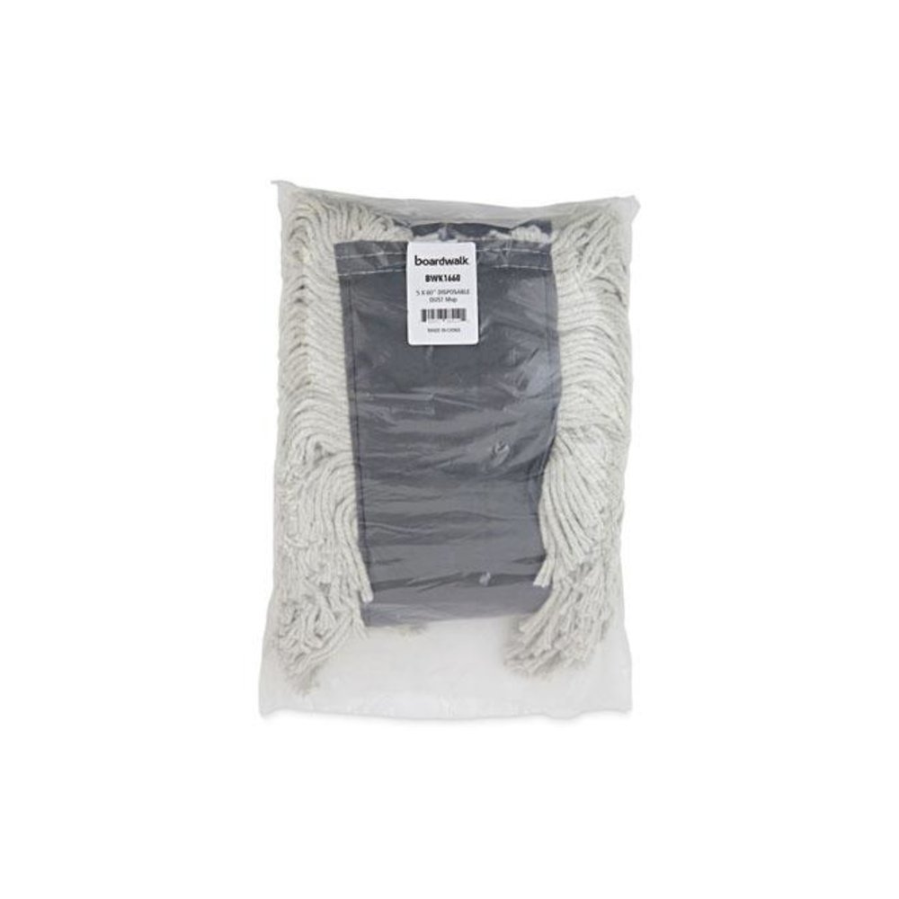 Disposable Dust Mop Head, Cotton, Cut-End, 60 x 5. Picture 6