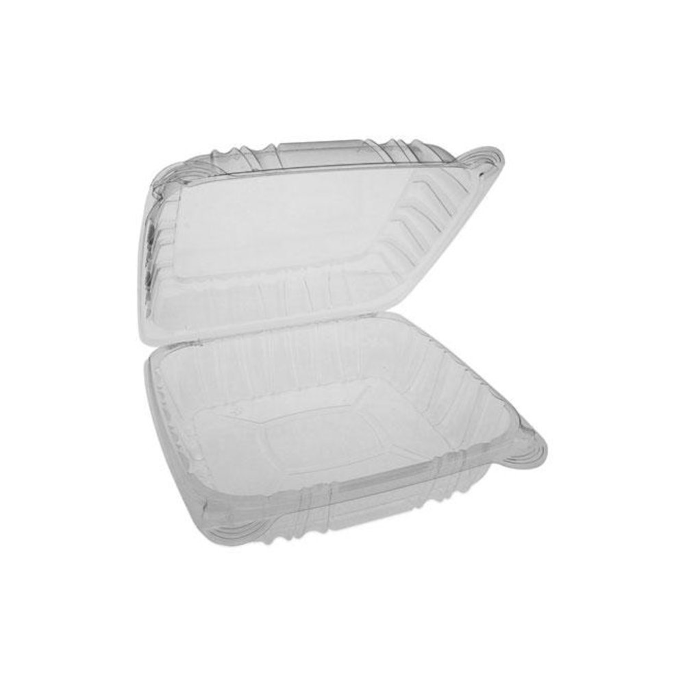 SENSATION SmartLock Hinged Lid Container, 8.5 x 8.34 x 3., Clear, Plastic, 200/Carton. Picture 2