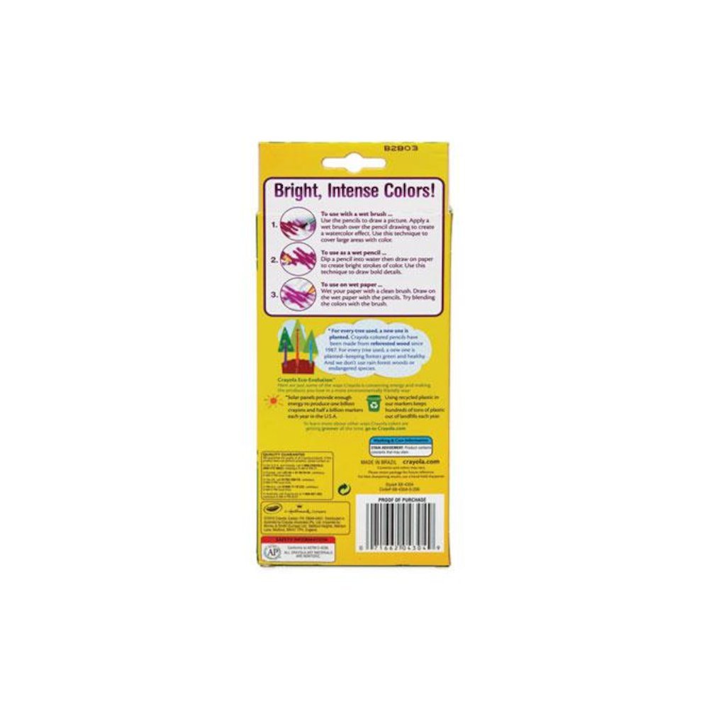 Watercolor Pencil Set, 3.3 mm, 2B, Assorted Lead and Barrel Colors, 24/Pack. Picture 5
