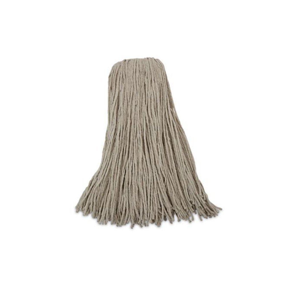 Mop Head, Cotton, Cut-End, White, 4-Ply, 32 oz, 12/Carton. Picture 1