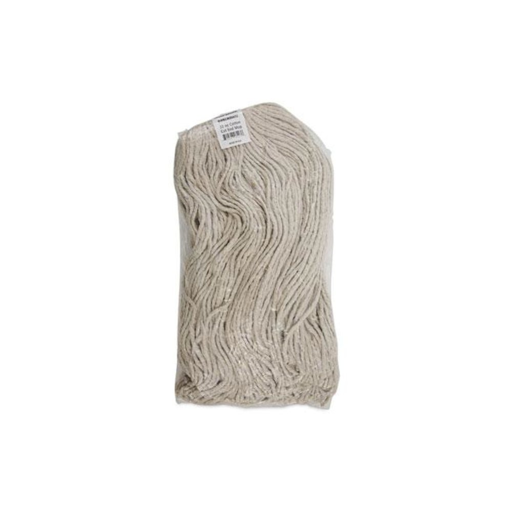 Mop Head, Cotton, Cut-End, White, 4-Ply, 32 oz, 12/Carton. Picture 7