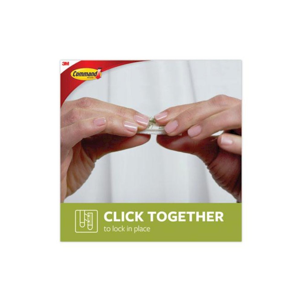Damage-Free Hanging Picture Hanging Strip Pairs, (8) Large (0.63" x 3.63"), (4) Medium (0.5" x 2.75"), White, 12/Pack. Picture 4