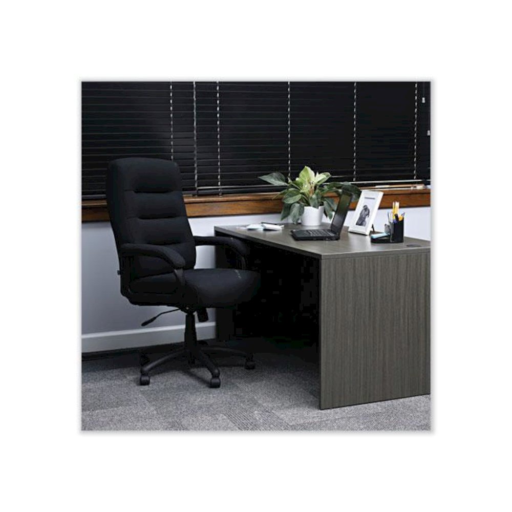 Alera Kesson Series High-Back Office Chair, Supports Up to 300 lb, 19.21" to 22.7" Seat Height, Black. Picture 5