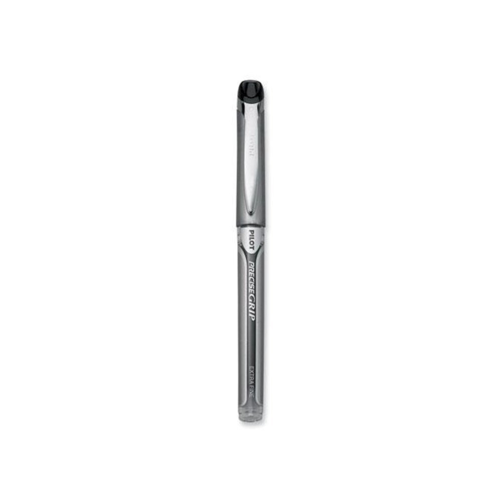 Precise Grip Rollerball Pen, Stick, Extra-Fine 0.5 mm, Black Ink, Black Barrel. Picture 3