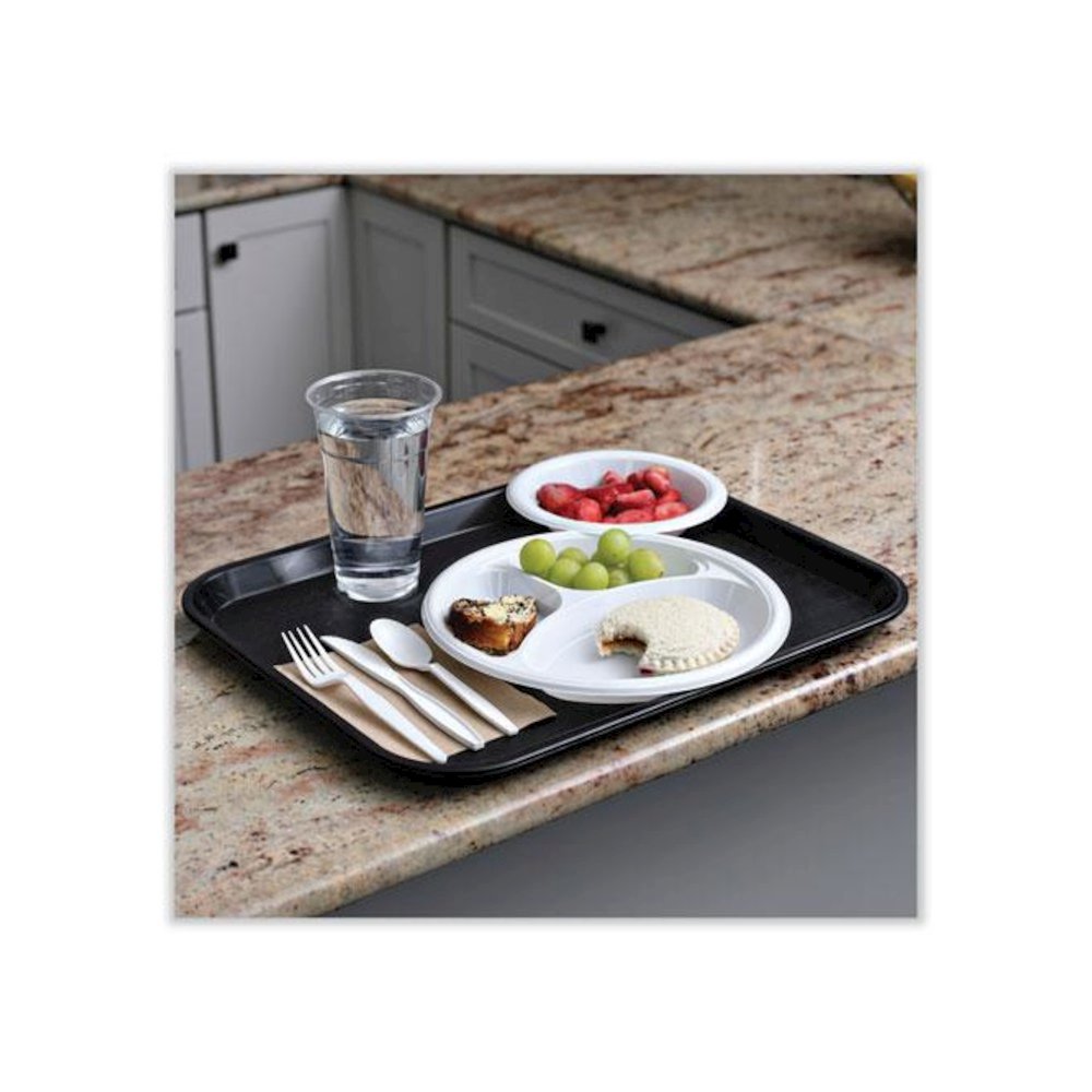Heavyweight Wrapped Polypropylene Cutlery, Knife, Plastic, White, 1,000/Carton. Picture 4