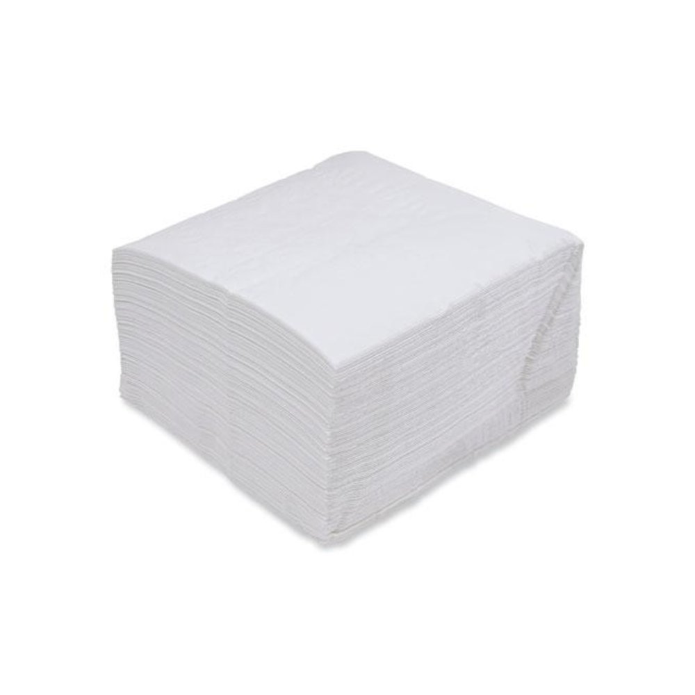 Dinner Napkin, 1-Ply, 17 x 17, White, 250/Pack, 12 Packs/Carton. Picture 1