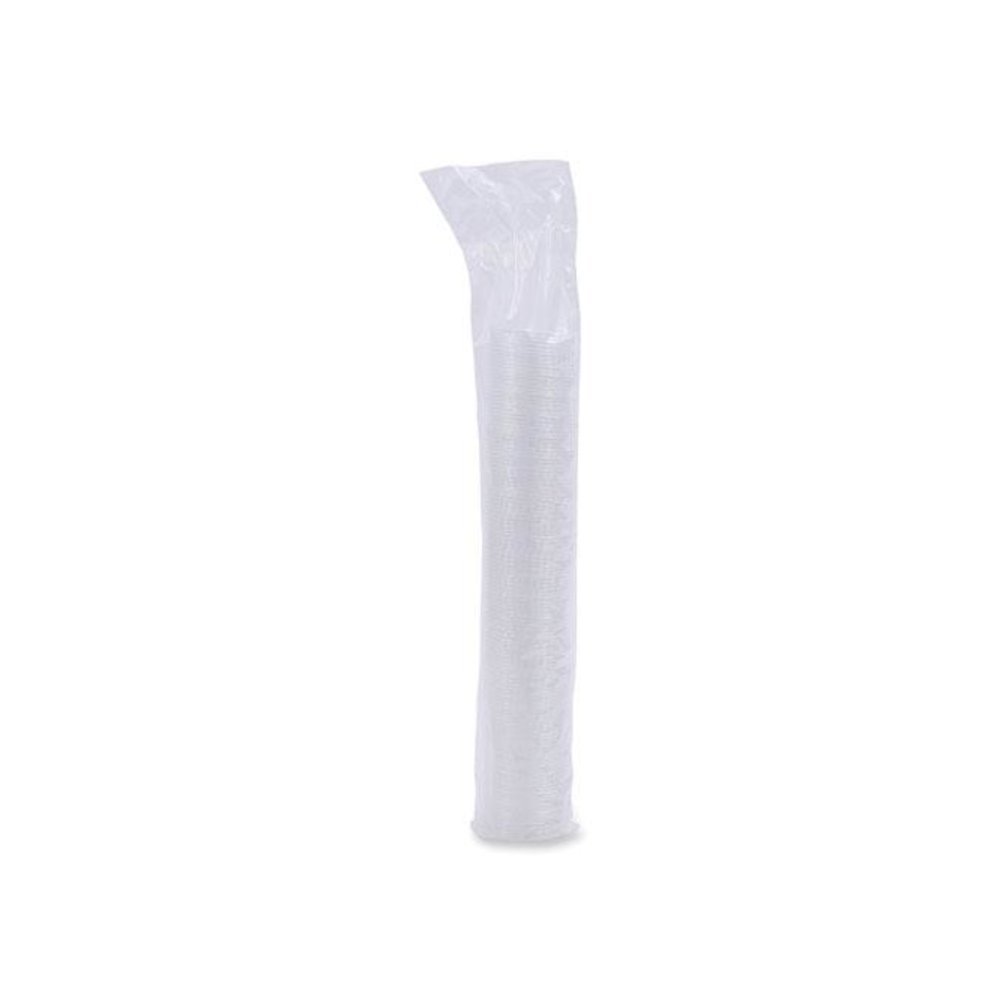 Souffle/Portion Cup Lids, Fits 1.5 oz and 2 oz Portion Cups, Plastic, Clear, 2,500/Carton. Picture 7