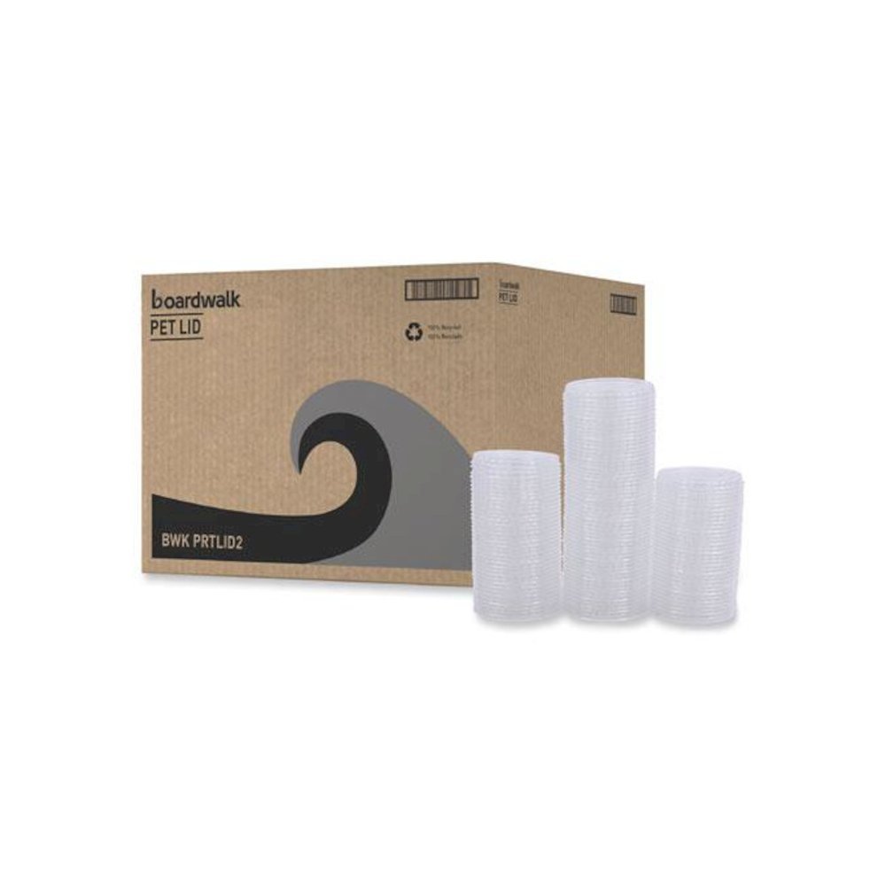 Souffle/Portion Cup Lids, Fits 1.5 oz and 2 oz Portion Cups, Plastic, Clear, 2,500/Carton. Picture 8