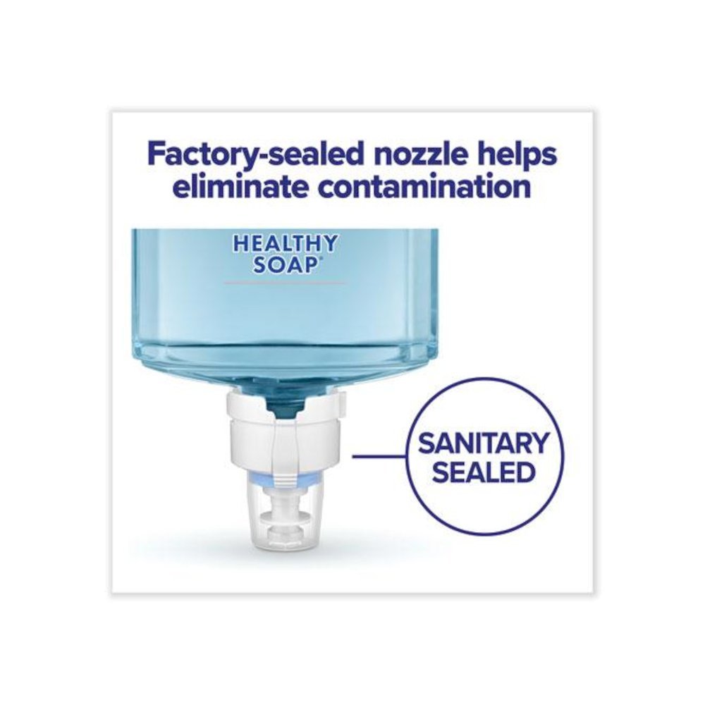 HEALTHY SOAP Gentle and Free Foam Refill, For ES4 Dispensers, Fragrance-Free, 1,200 mL, 2/Carton. Picture 4