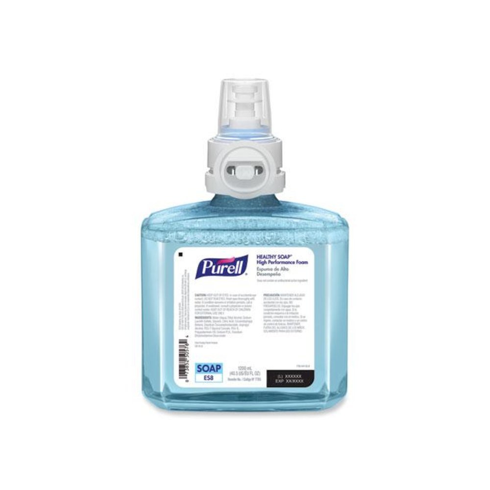CLEAN RELEASE Technology (CRT) HEALTHY SOAP High Performance Foam Refill, For ES8 Dispensers, Fragrance-Free, 1,200 mL, 2/CT. Picture 2