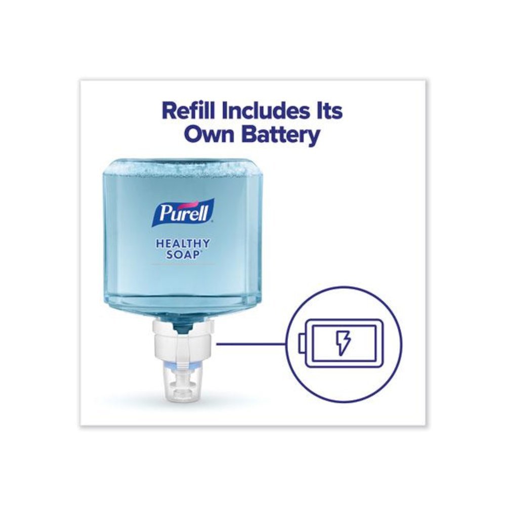 CLEAN RELEASE Technology (CRT) HEALTHY SOAP High Performance Foam Refill, For ES8 Dispensers, Fragrance-Free, 1,200 mL, 2/CT. Picture 4