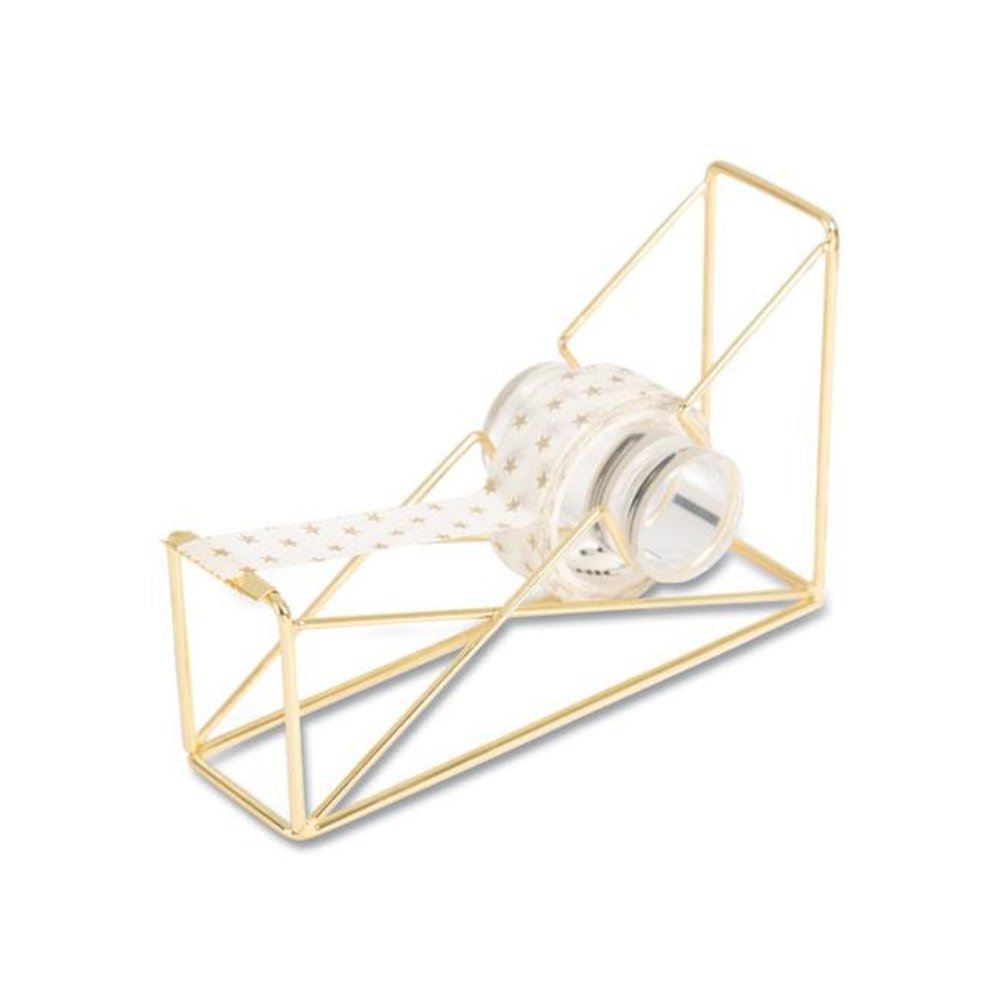 Vena Tape Dispenser, 1" Core, Metal, Gold. Picture 4