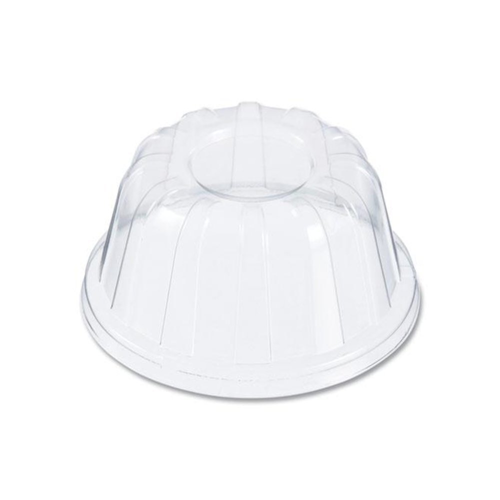 Dome-Top Sundae/Cold Cup Lids, High Dome, Fits 5 oz to 32 oz Cold Cups, Plastic, Clear, 50/Pack, 20 Packs/Carton. Picture 1