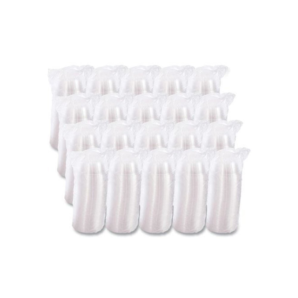 Dome-Top Sundae/Cold Cup Lids, High Dome, Fits 5 oz to 32 oz Cold Cups, Plastic, Clear, 50/Pack, 20 Packs/Carton. Picture 6