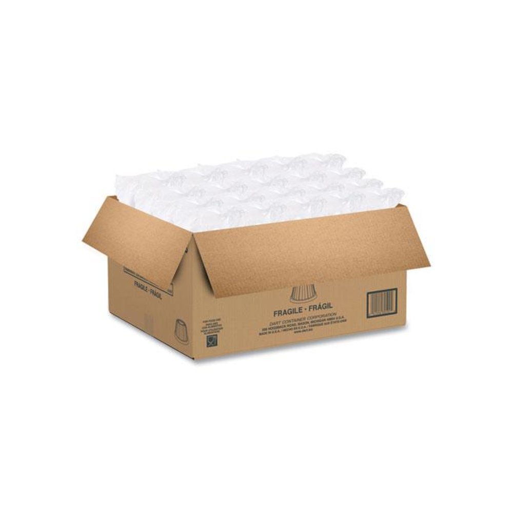 Dome-Top Sundae/Cold Cup Lids, High Dome, Fits 5 oz to 32 oz Cold Cups, Plastic, Clear, 50/Pack, 20 Packs/Carton. Picture 5