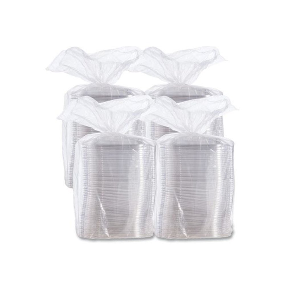 PresentaBowls Pro Clear Square Lids for 24 oz to 32 oz Bowls, 8.5 x 8.5 x 0.5, Clear, Plastic, 63/Bag, 4 Bags/Carton. Picture 6