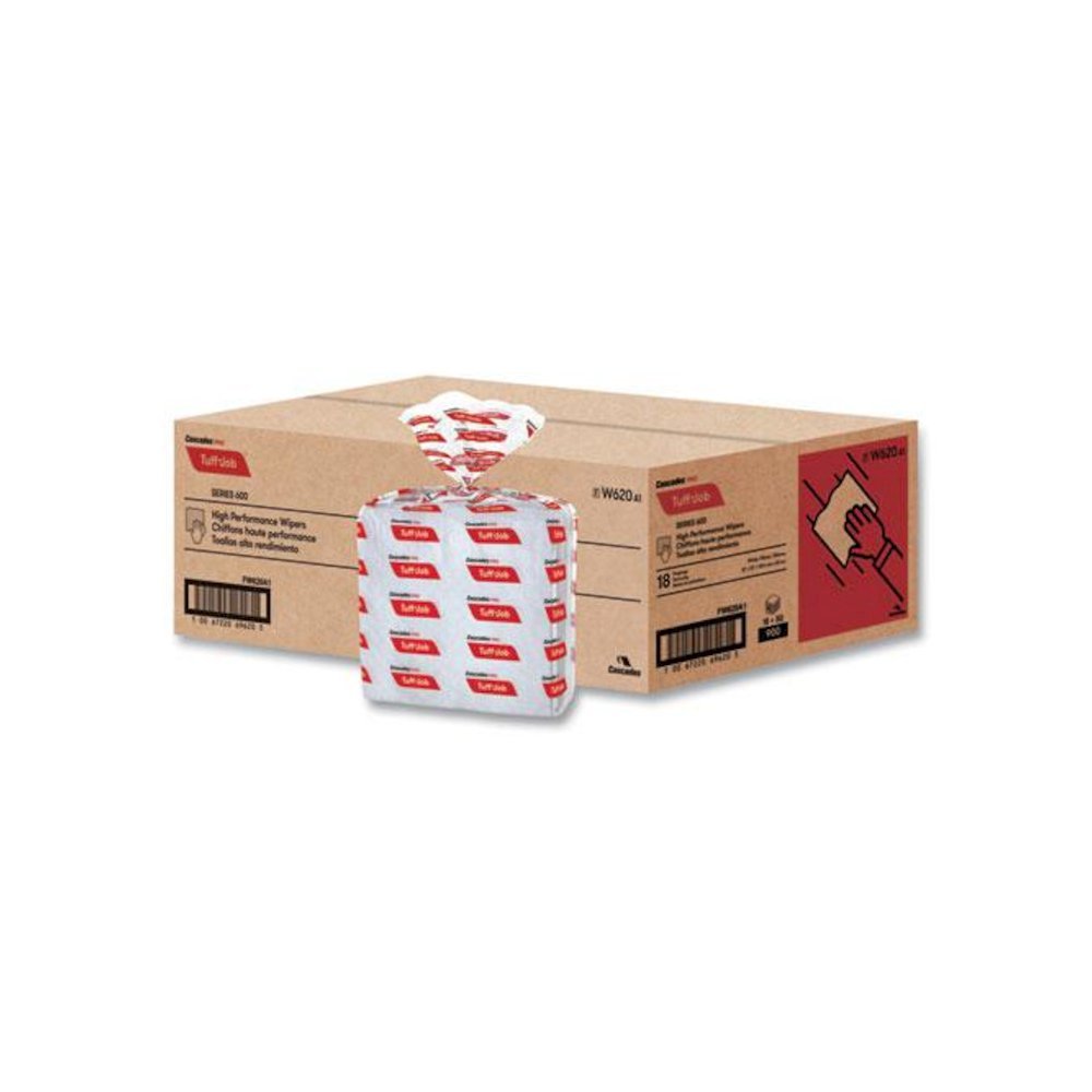 Tuff-Job S600 High Performance Wipers, 12 x 13, 50/Bag, 18 Bags/Carton. Picture 4