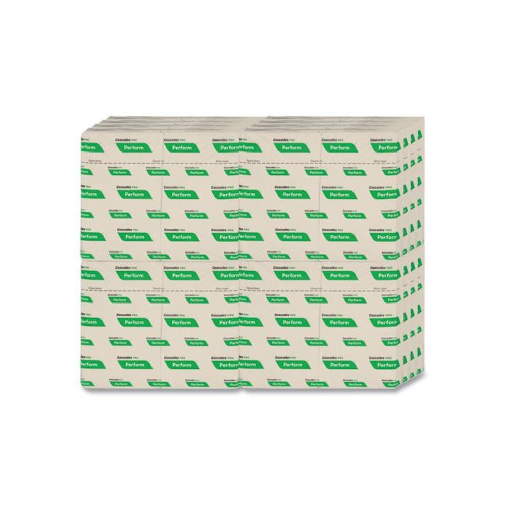 Perform Interfold Napkins, 1-Ply, 12.63 x 8.5, Natural, 376/Pack, 16 Packs/Carton. Picture 4