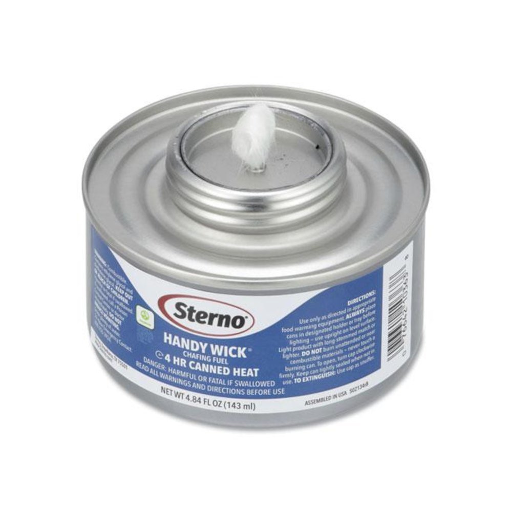 Handy Wick Chafing Fuel, Diethylene Glycol, 4 Hour Burn, 4.84 oz Can, 24/Carton. Picture 3