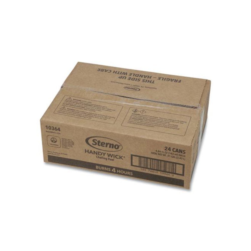 Handy Wick Chafing Fuel, Diethylene Glycol, 4 Hour Burn, 4.84 oz Can, 24/Carton. Picture 5