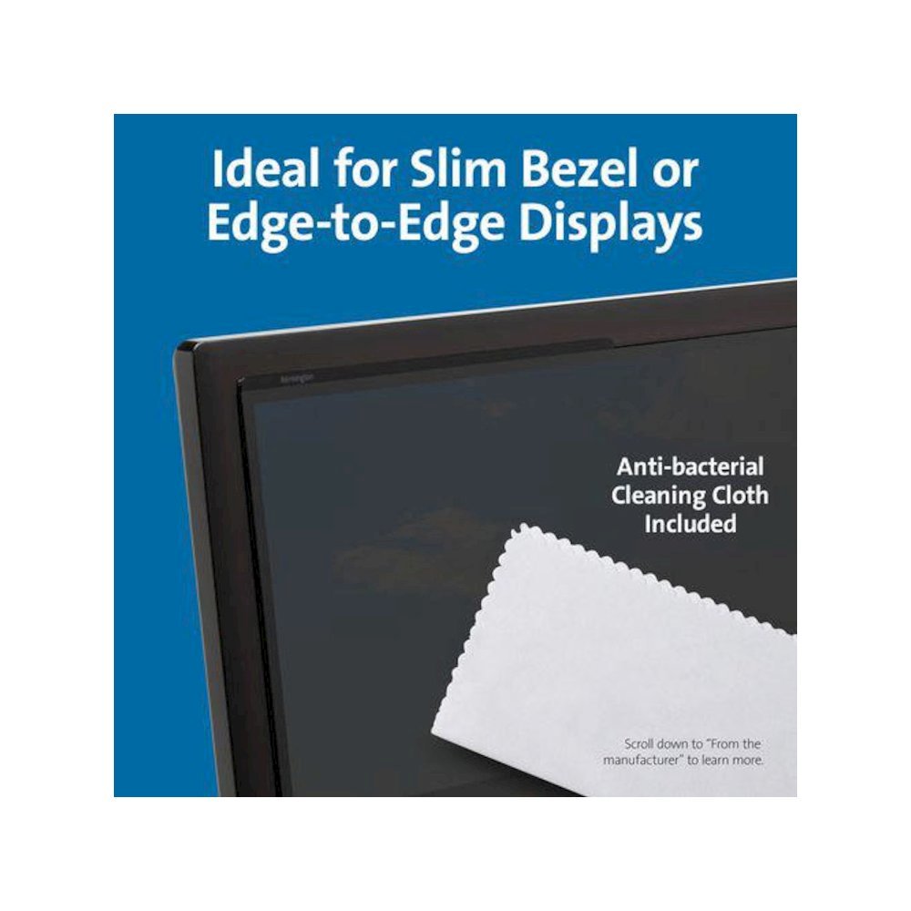 Magnetic Monitor Privacy Screen for 23.8" Widescreen Flat Panel Monitors, 16:9 Aspect Ratio. Picture 6