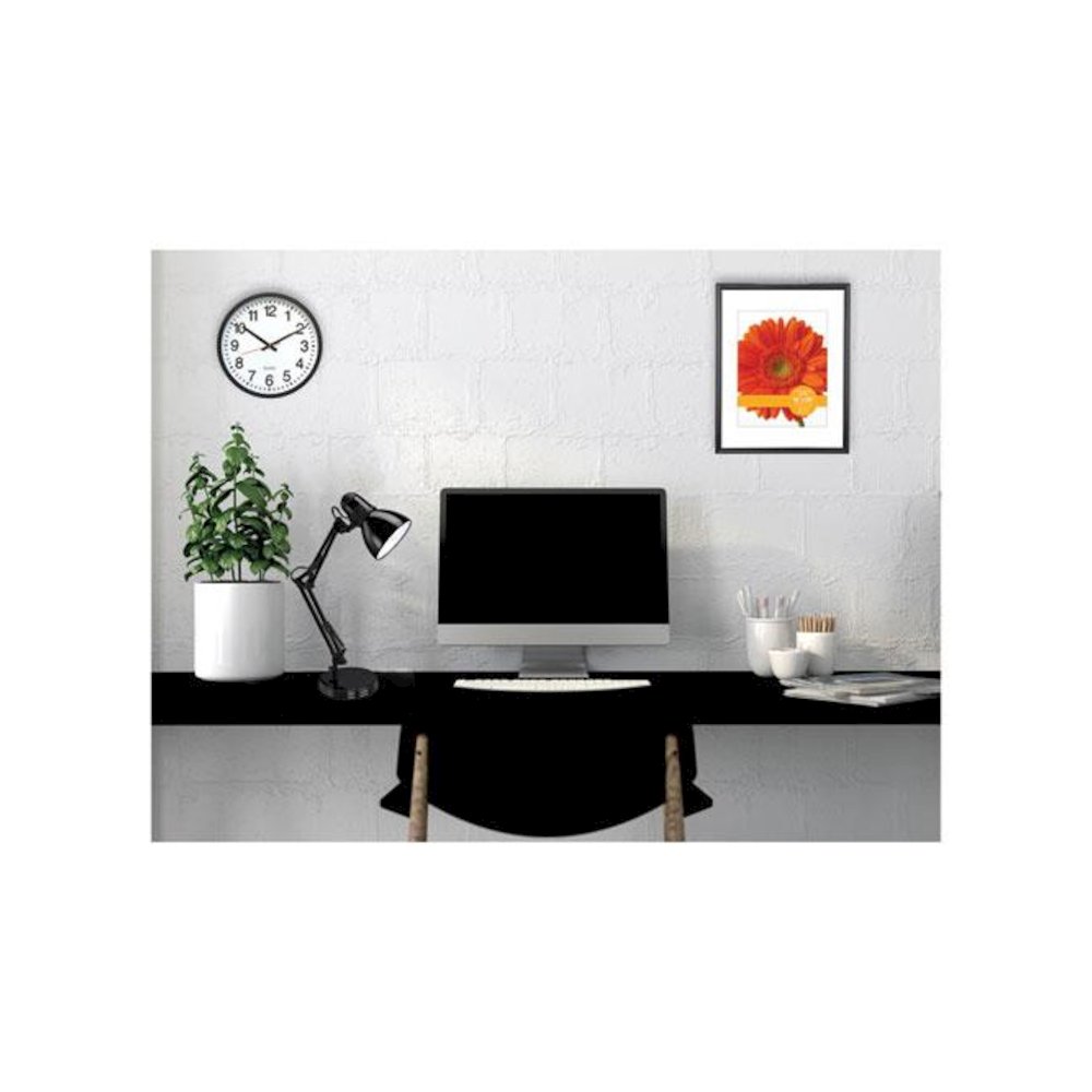 Architect Desk Lamp, Adjustable Arm, 6.75w x 11.5d x 22h, Black. Picture 4