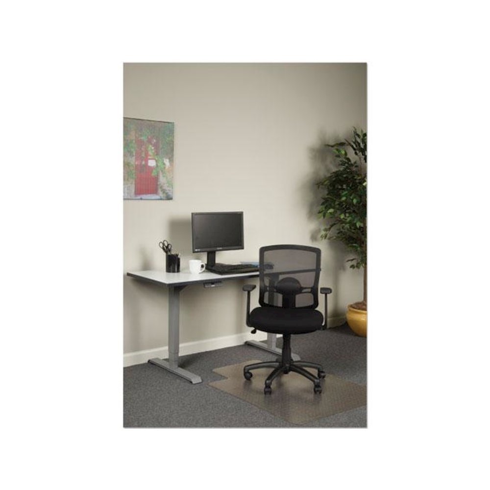 Alera Etros Series Mesh Mid-Back Chair, Supports Up to 275 lb, 18.03" to 21.96" Seat Height, Black. Picture 4