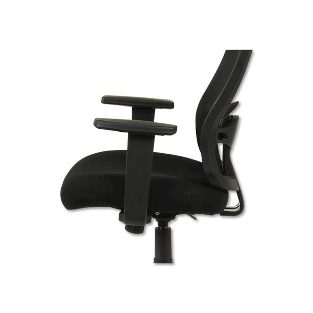 Alera Etros Series Mesh Mid-Back Chair, Supports Up to 275 lb, 18.03" to 21.96" Seat Height, Black. Picture 9
